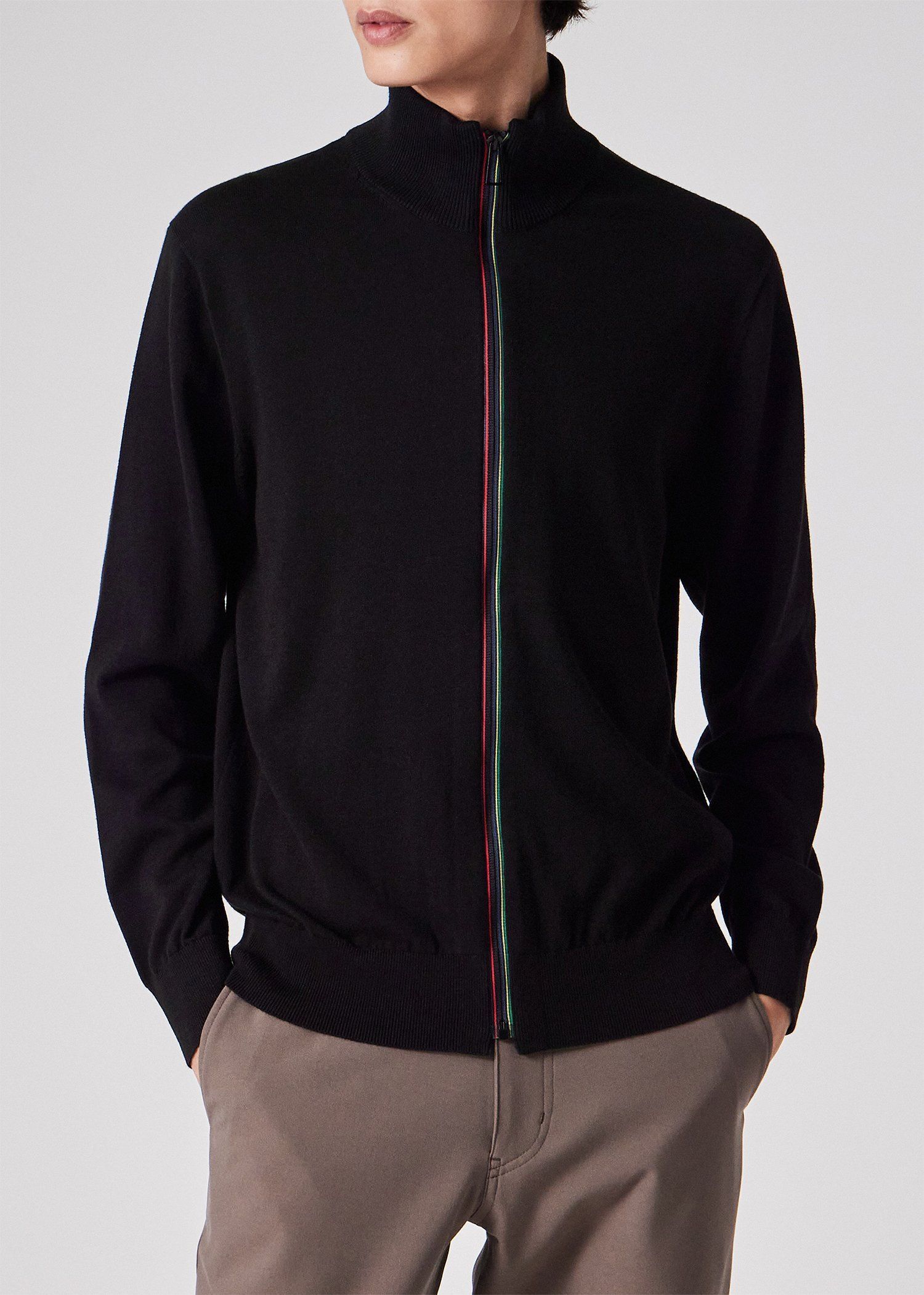 サイクルストライプ ジップアップニット ｜ポール・スミス