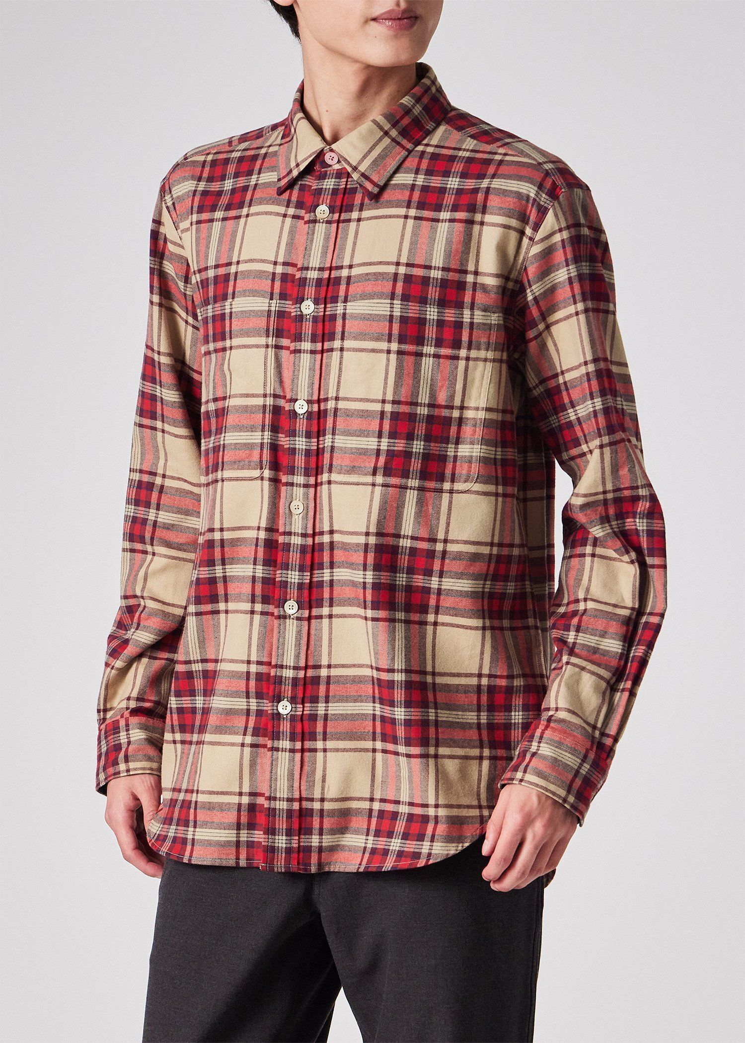 bergfabelチェックシャツanatomicaポールハーデン bergfabelチェックシャツanatomicaポールハーデン