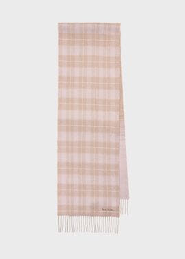 ウィメンズ オンブレ リバーシブル チェック マフラー