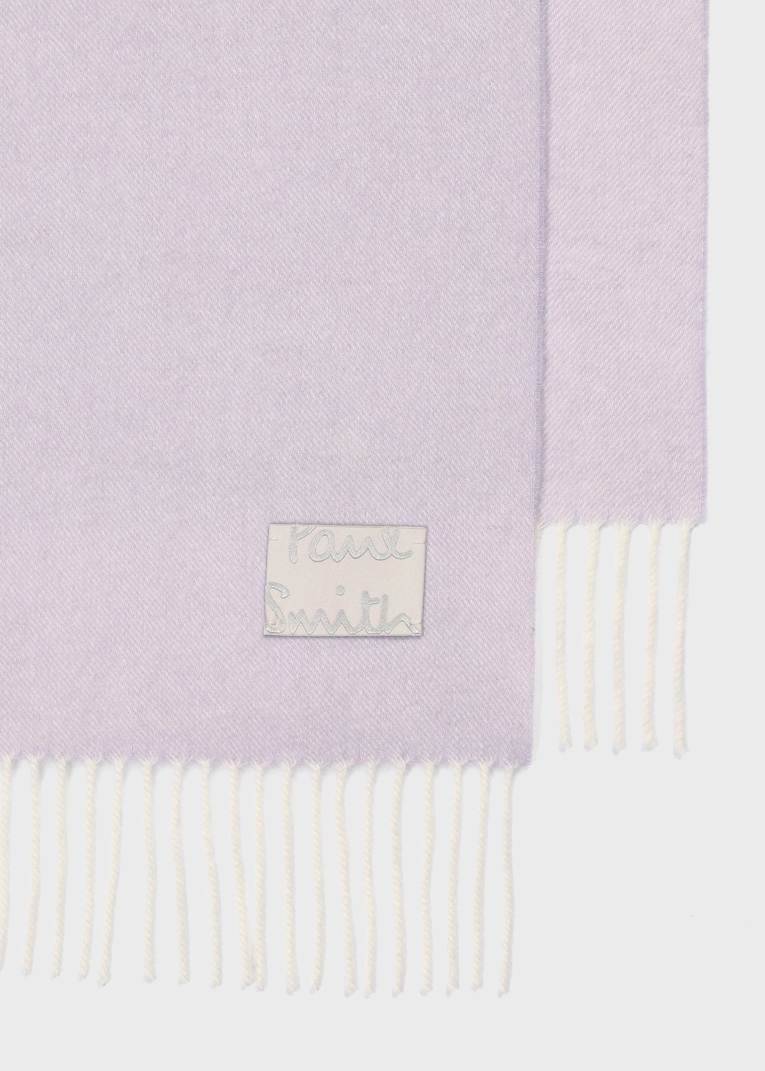 ウィメンズ "Cropped Logo" カシミヤブレンド マフラー