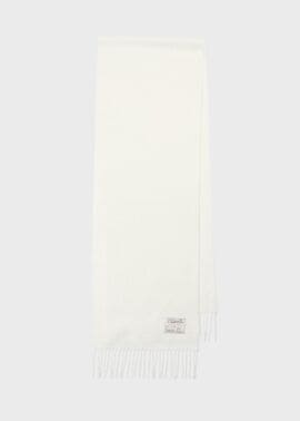 ウィメンズ "Cropped Logo" カシミヤブレンド マフラー