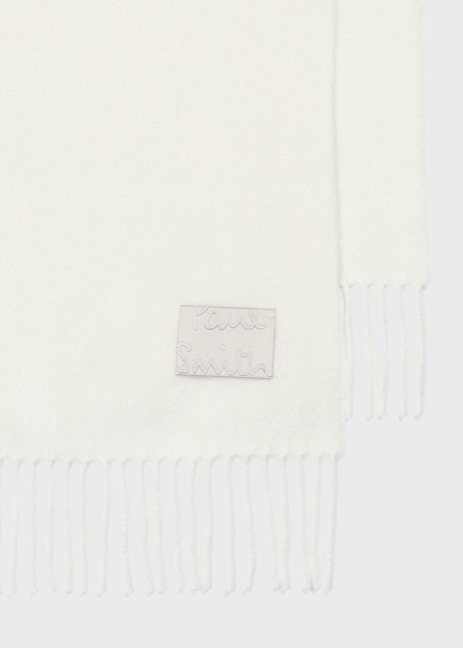 ウィメンズ "Cropped Logo" カシミヤブレンド マフラー