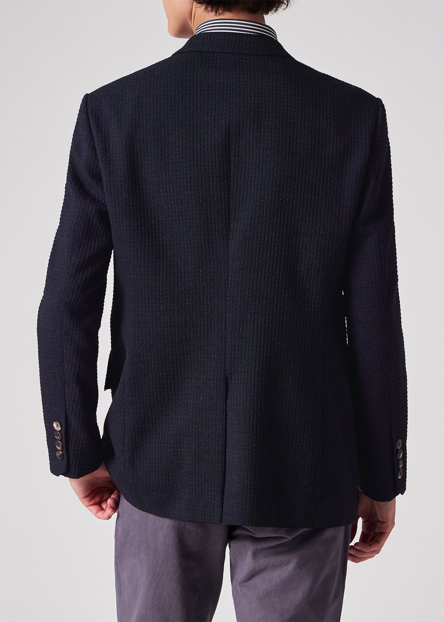 テクスチャードチェック 2B ジャケット