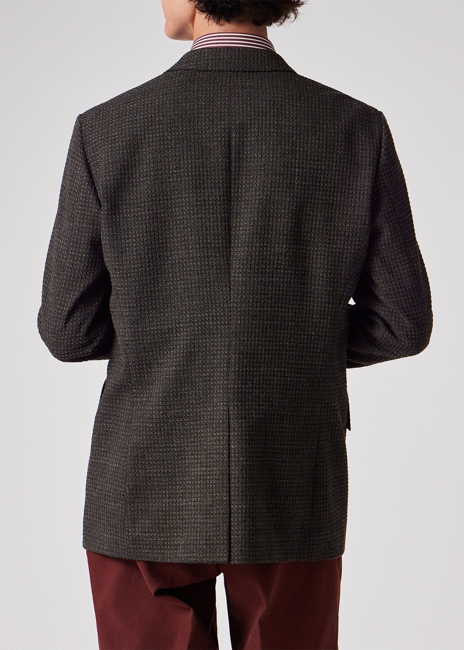 テクスチャードチェック 2B ジャケット