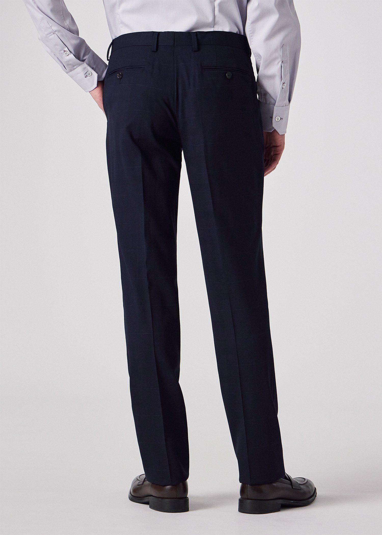 ストレッチウィンドウペーン トラベルスーツ（ネイビー） ｜ポール・スミス