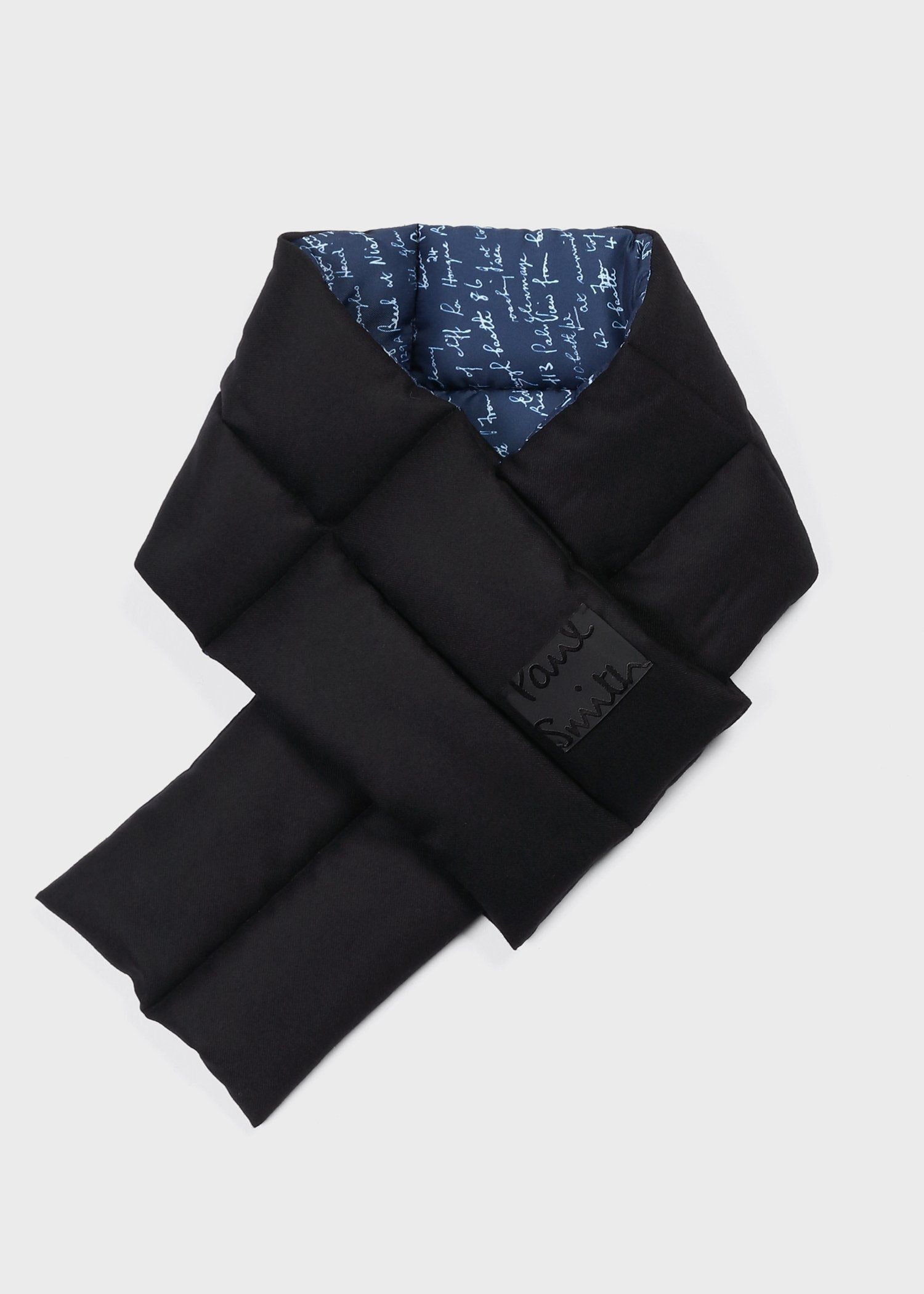 "Cropped Logo" リバーシブル パフマフラー