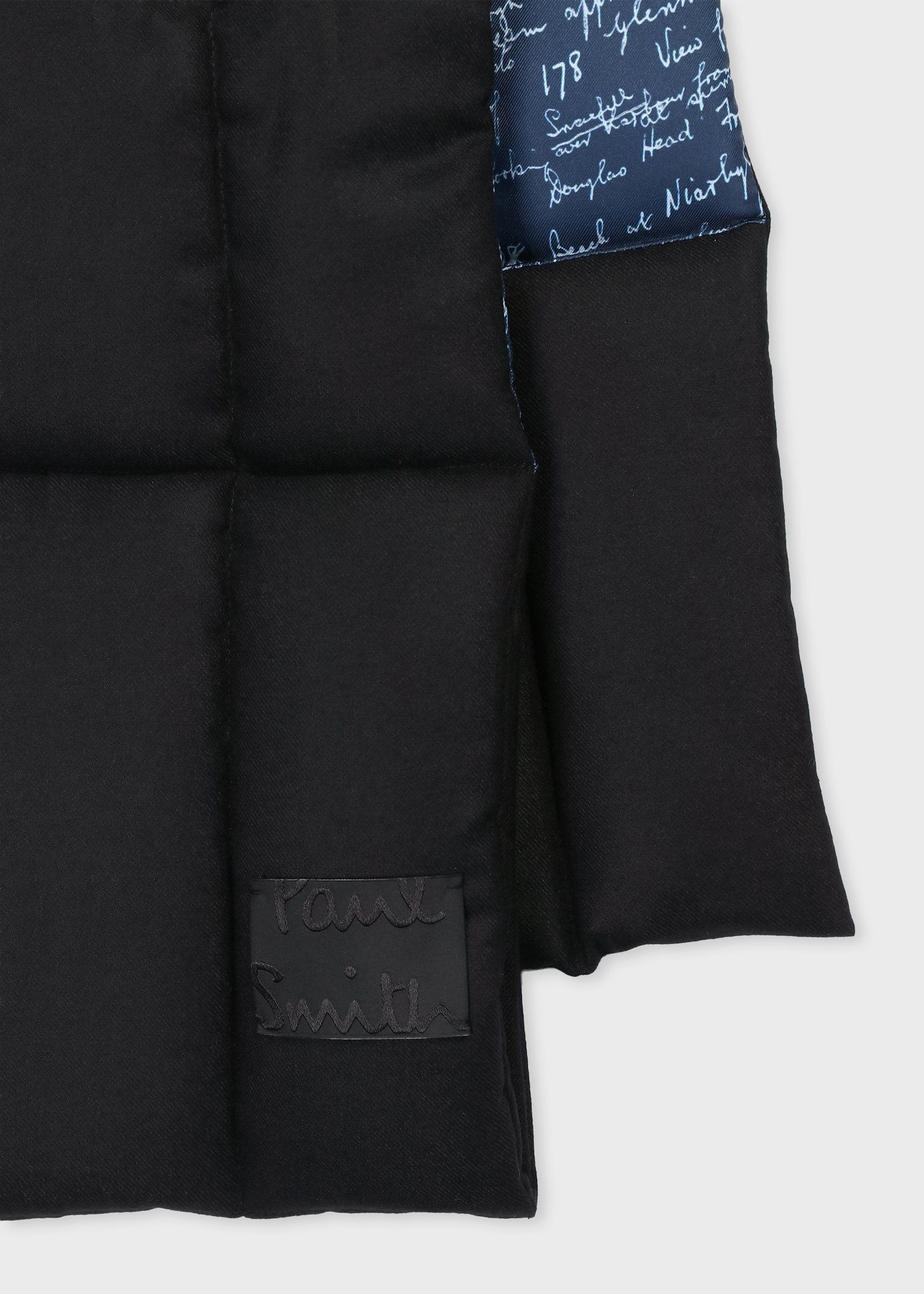 "Cropped Logo" リバーシブル パフマフラー