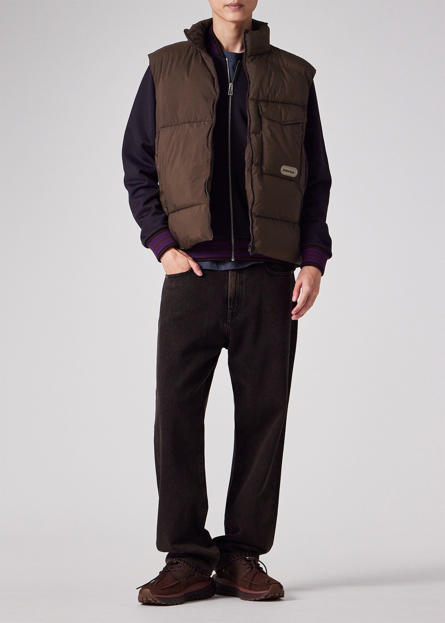 アーバンアウトドア パッファーベスト（ブラウン） ｜ポール・スミス