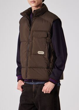 アーバンアウトドア パッファーベスト（ブラウン） ｜ポール・スミス