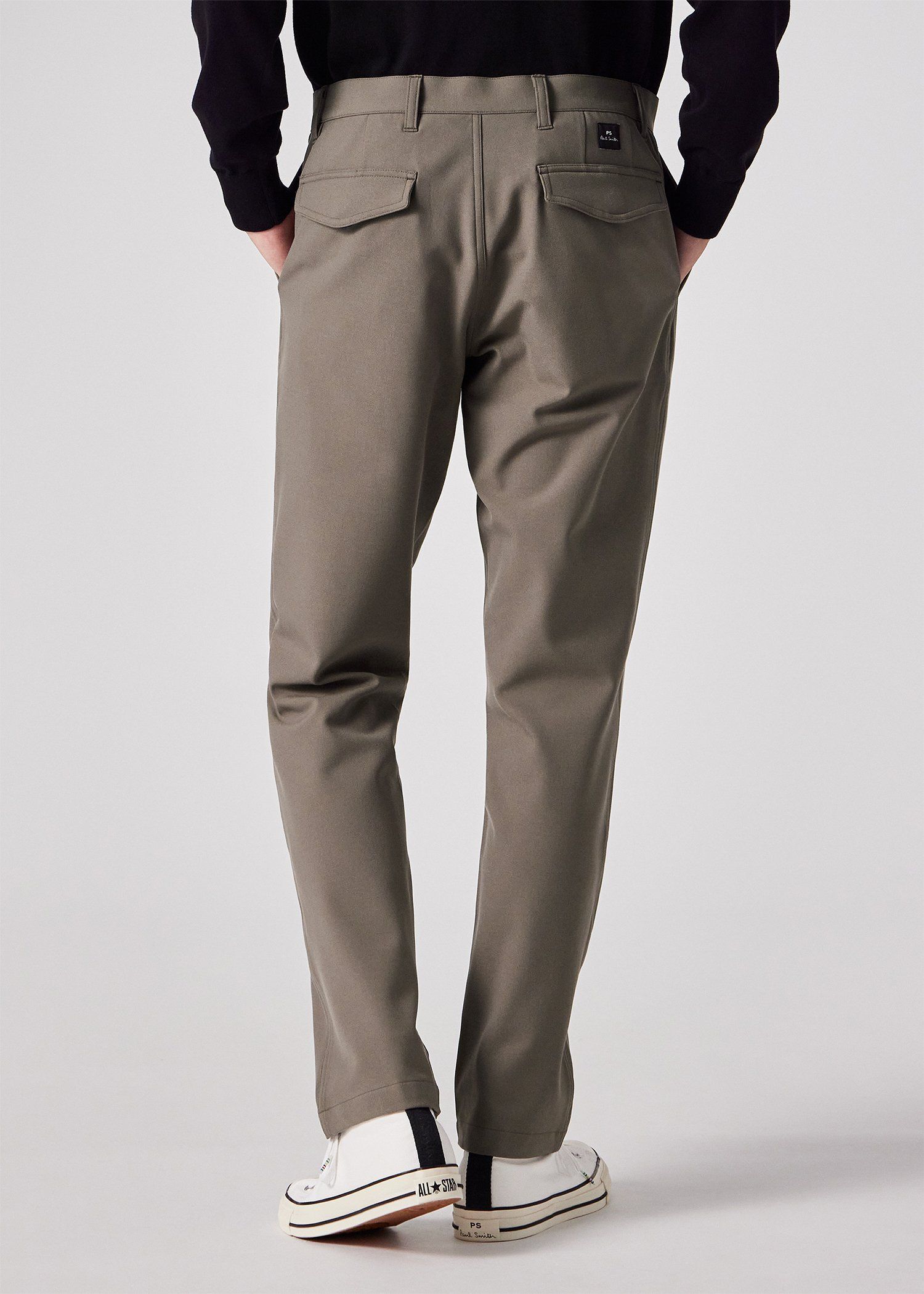 ストレッチツイル テーパードトラウザーズ