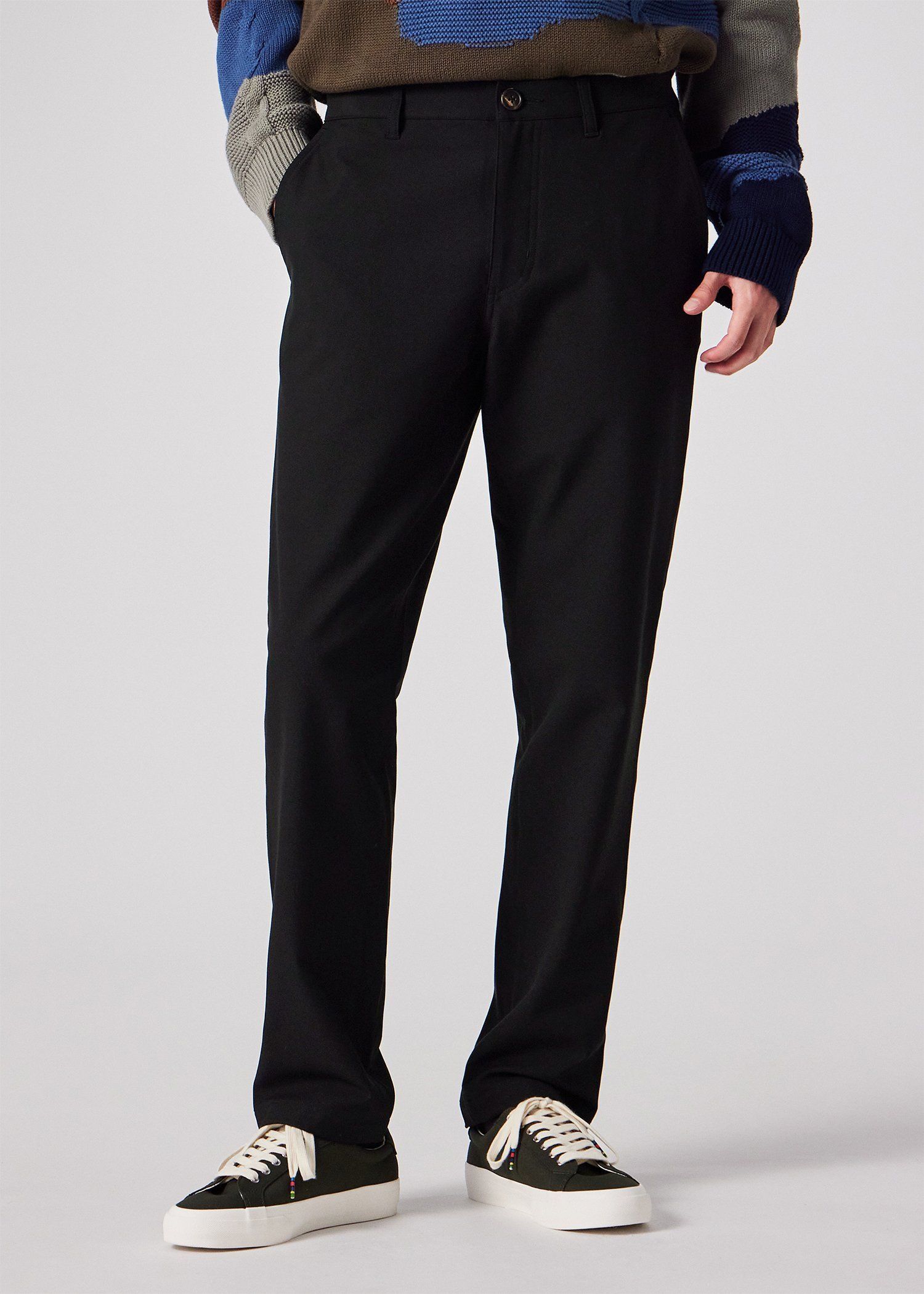 ストレッチツイル テーパードトラウザーズ