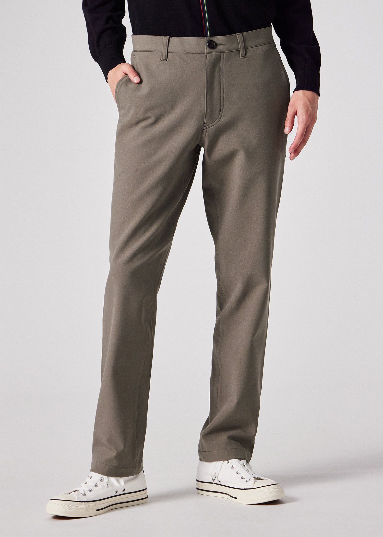 ストレッチツイル テーパードトラウザーズ