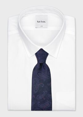 ペイズリー タイ（ネイビー） ｜ポール・スミス