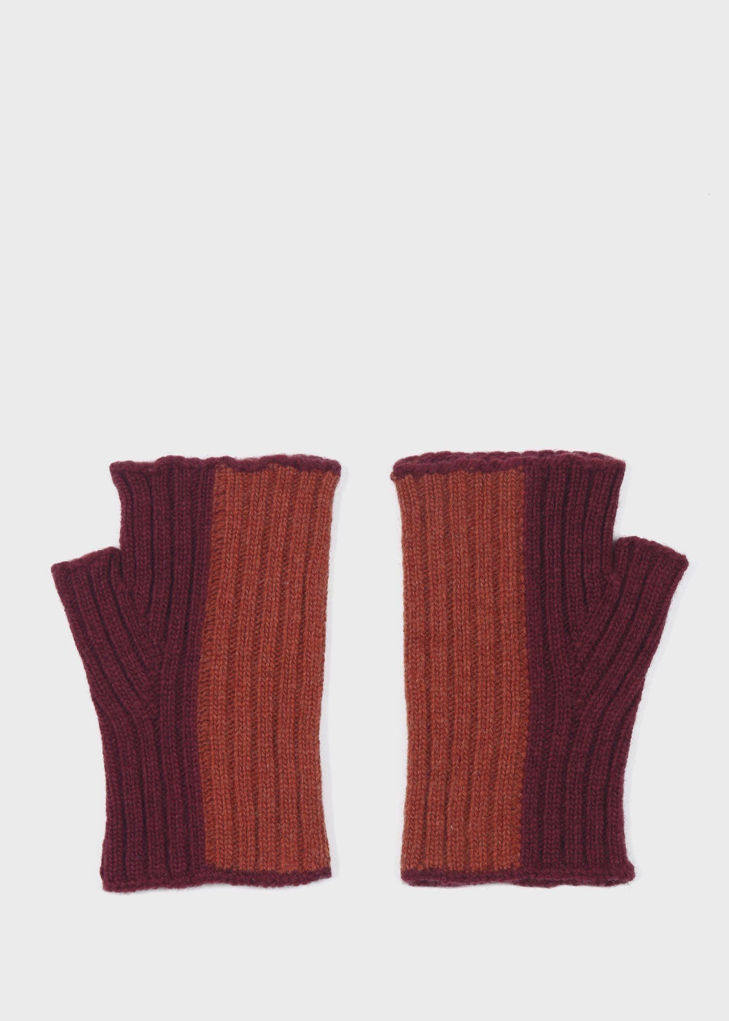 リブニット フィンガーレス グローブ