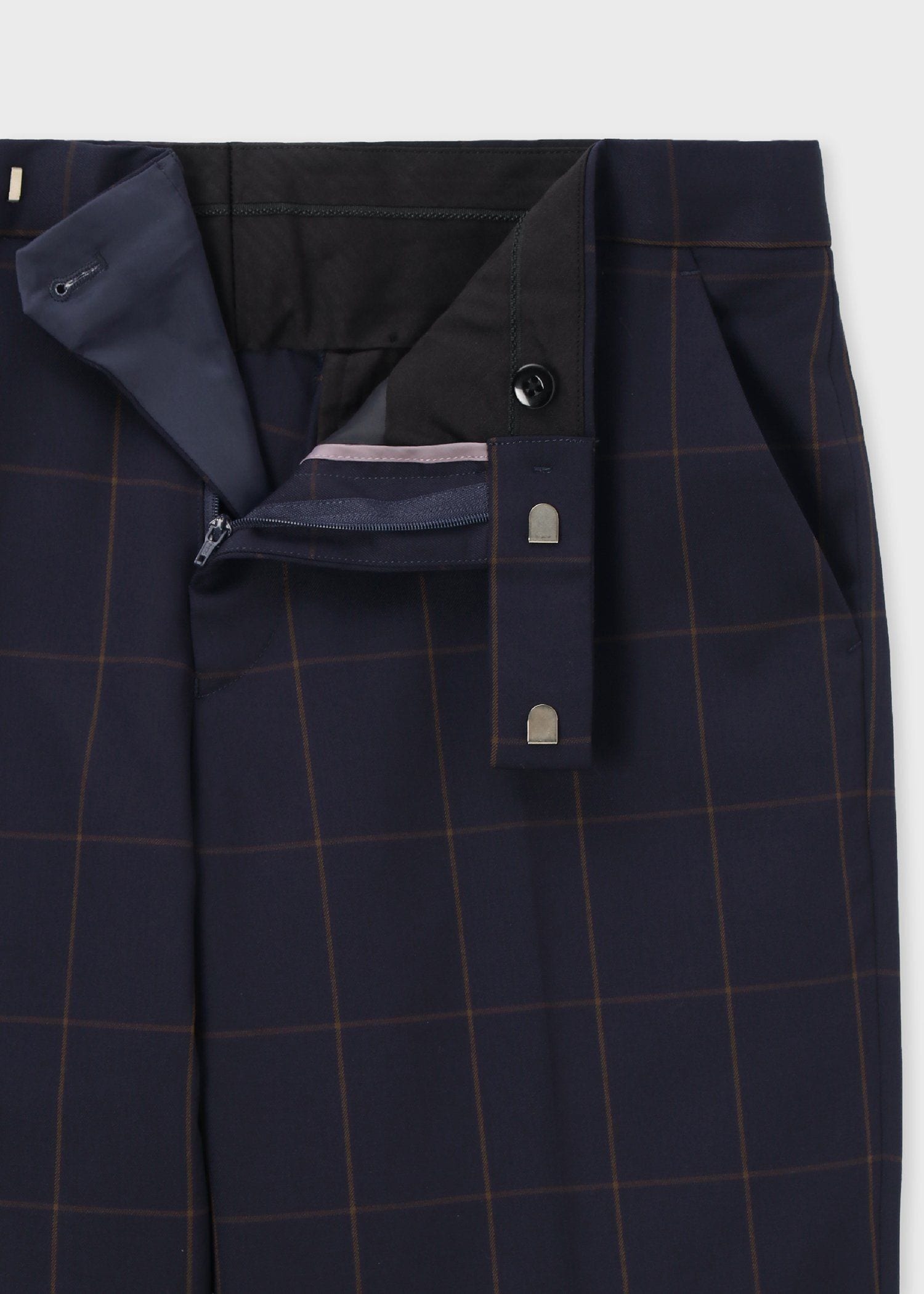 ウィンドウペーン テーパードトラウザーズ