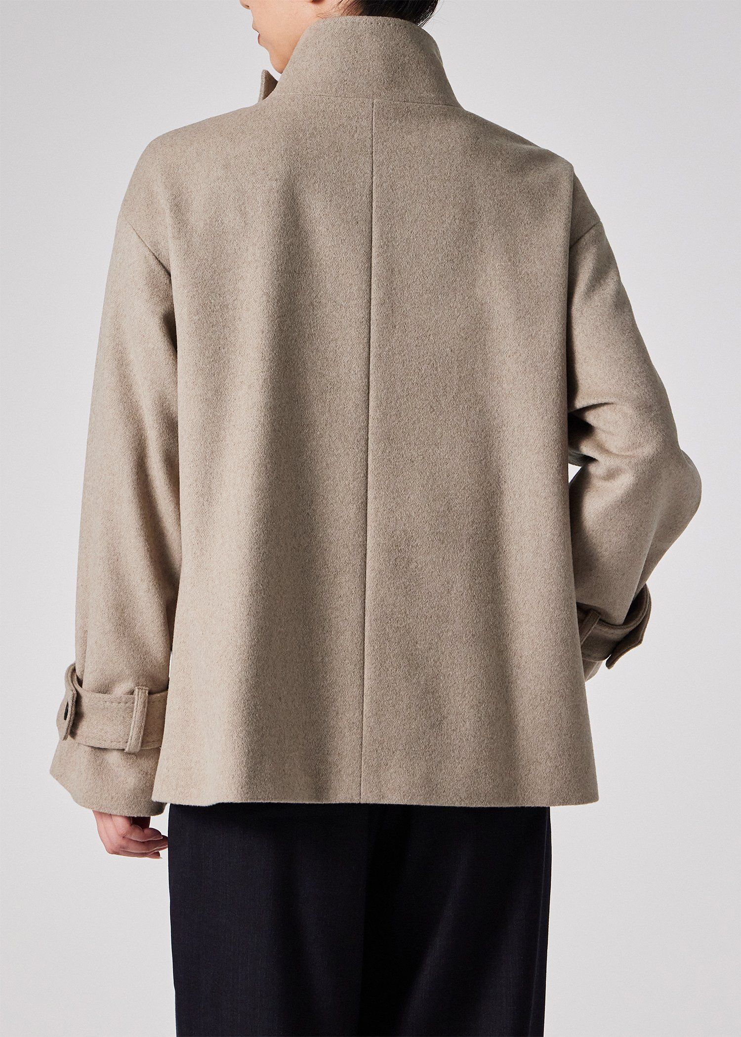 ウィメンズ "Field Flowers" スタンドカラー ショートコート