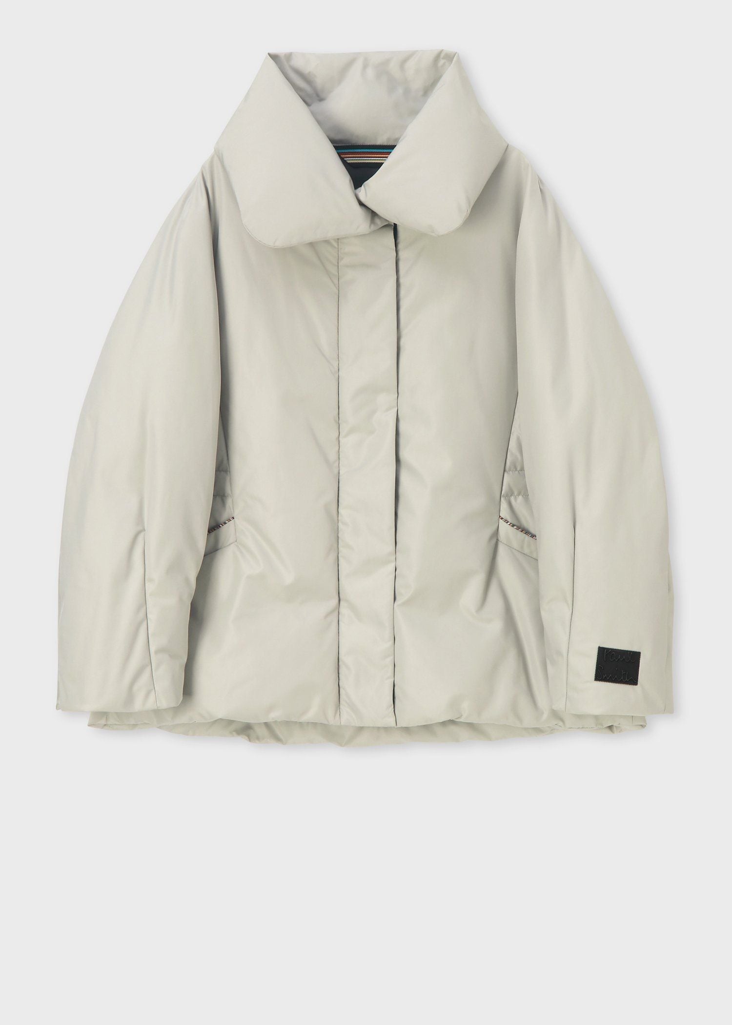 ウィメンズ ラウンド ショートダウン（グレイッシュベージュ