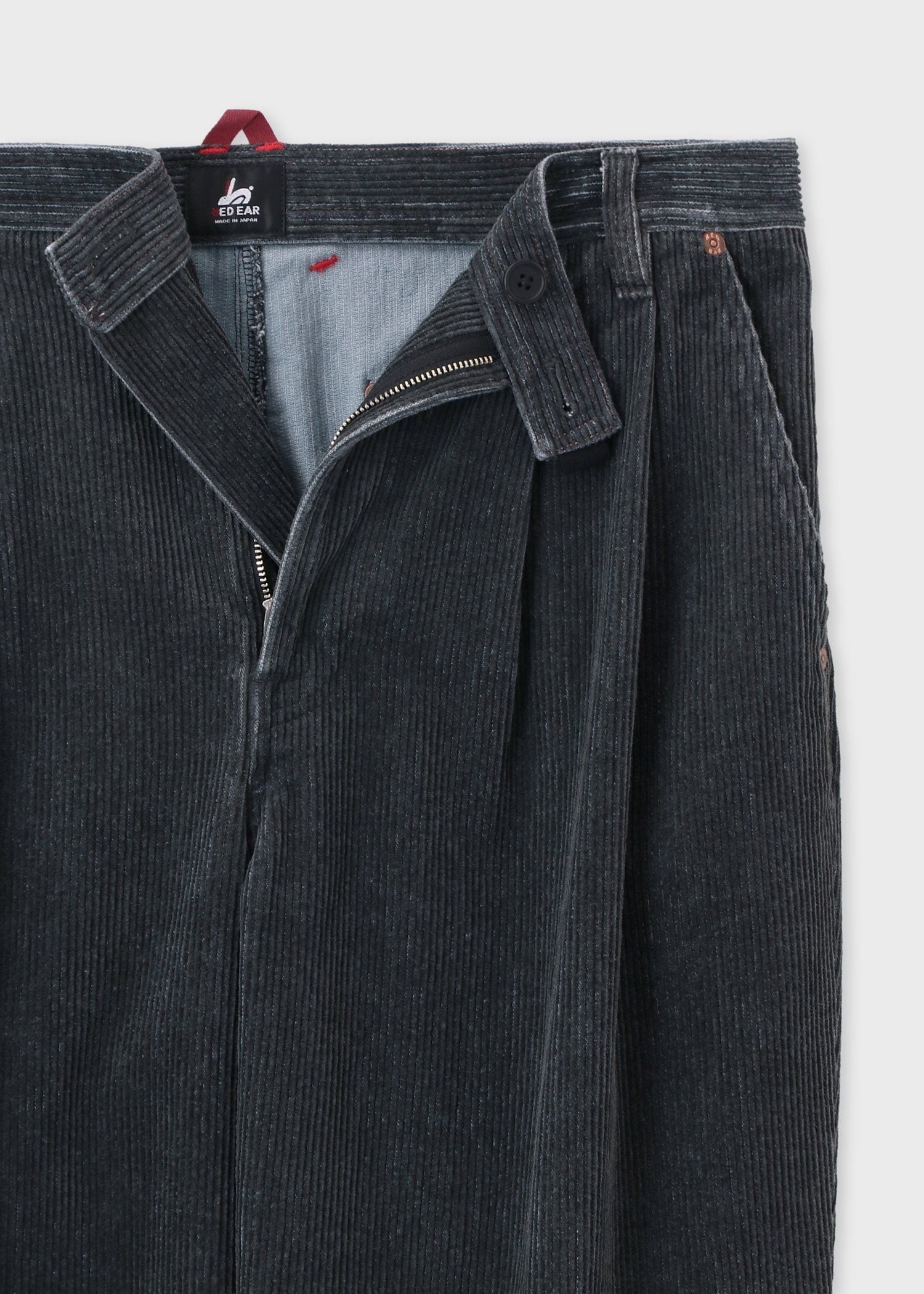 RED EAR ガーメントウォッシュ コーデュロイ ワイドトラウザーズ