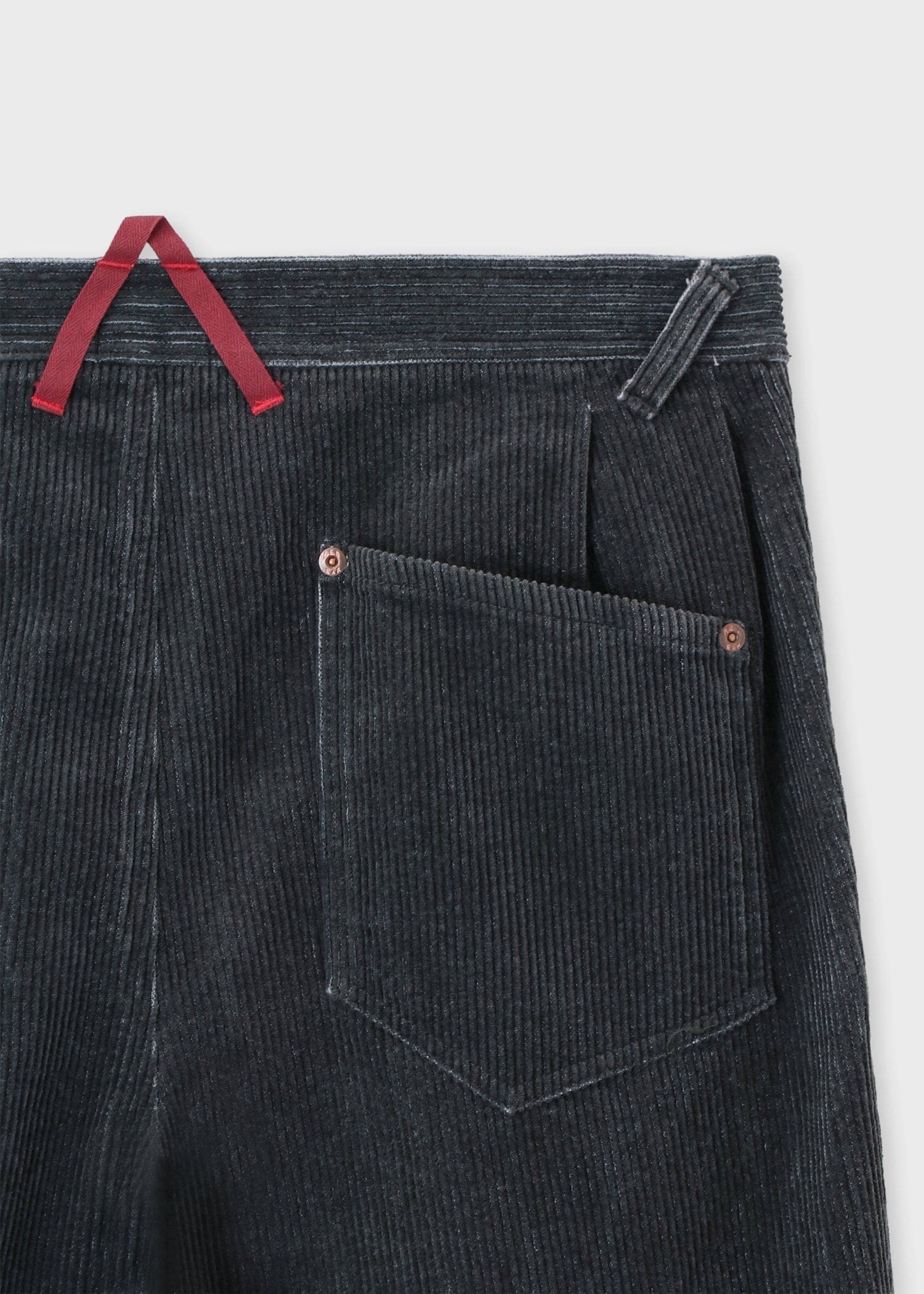 RED EAR ガーメントウォッシュ コーデュロイ ワイドトラウザーズ