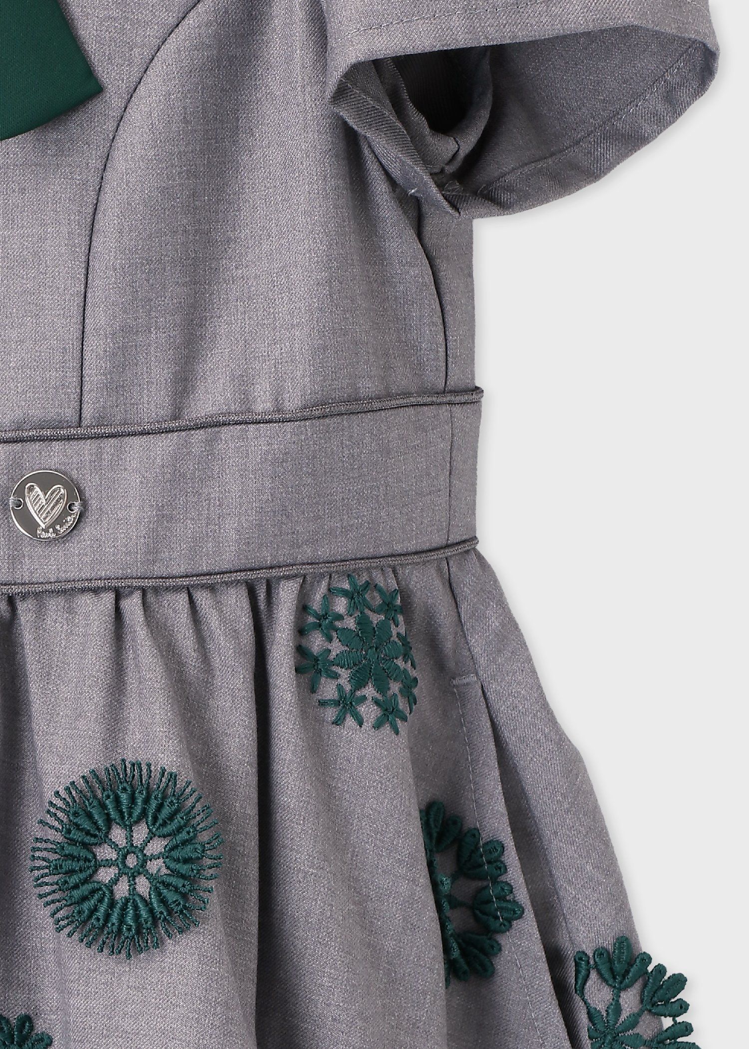 ガールズ 3Dフローラルエンブロイダリー ワンピース