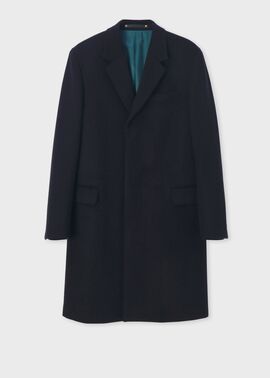 ウールカシミヤ チェスターコート