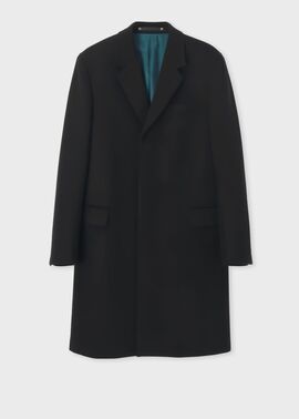 ウールカシミヤ チェスターコート