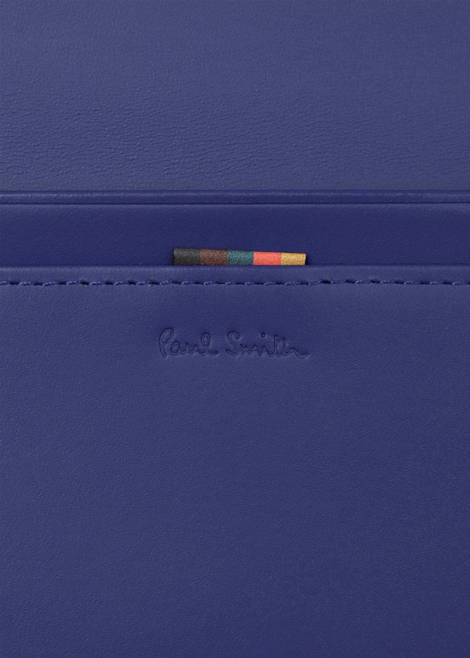ハイライトステッチ 長財布（ブルー） ｜ポール・スミス