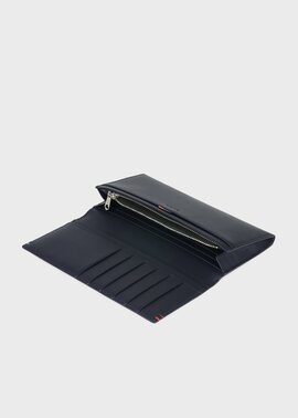 ハイライトステッチ 長財布（ネイビー） ｜ポール・スミス