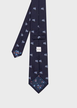 クラシックスクーターモチーフ タイ（ネイビー） ｜ポール・スミス
