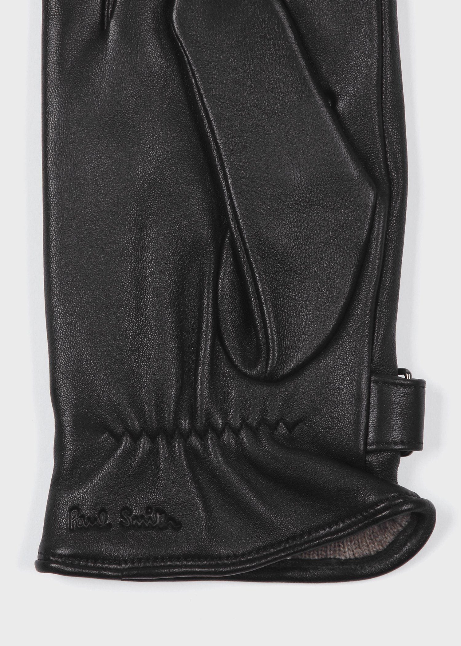 シグネチャーストライプ パイピングウール グローブ