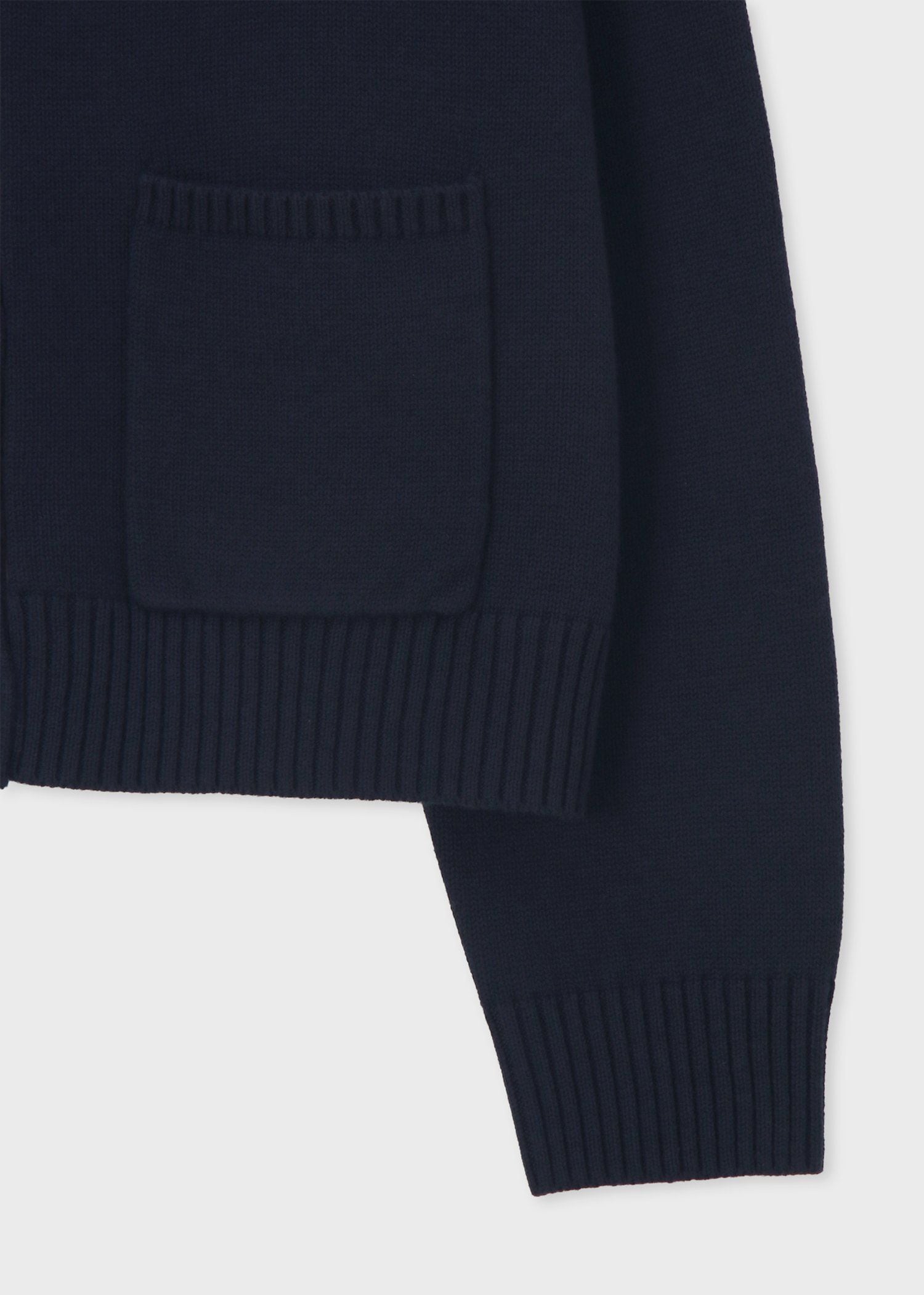 ウィメンズ スワール ボタン カーディガン（ネイビー） ｜ポール・スミス