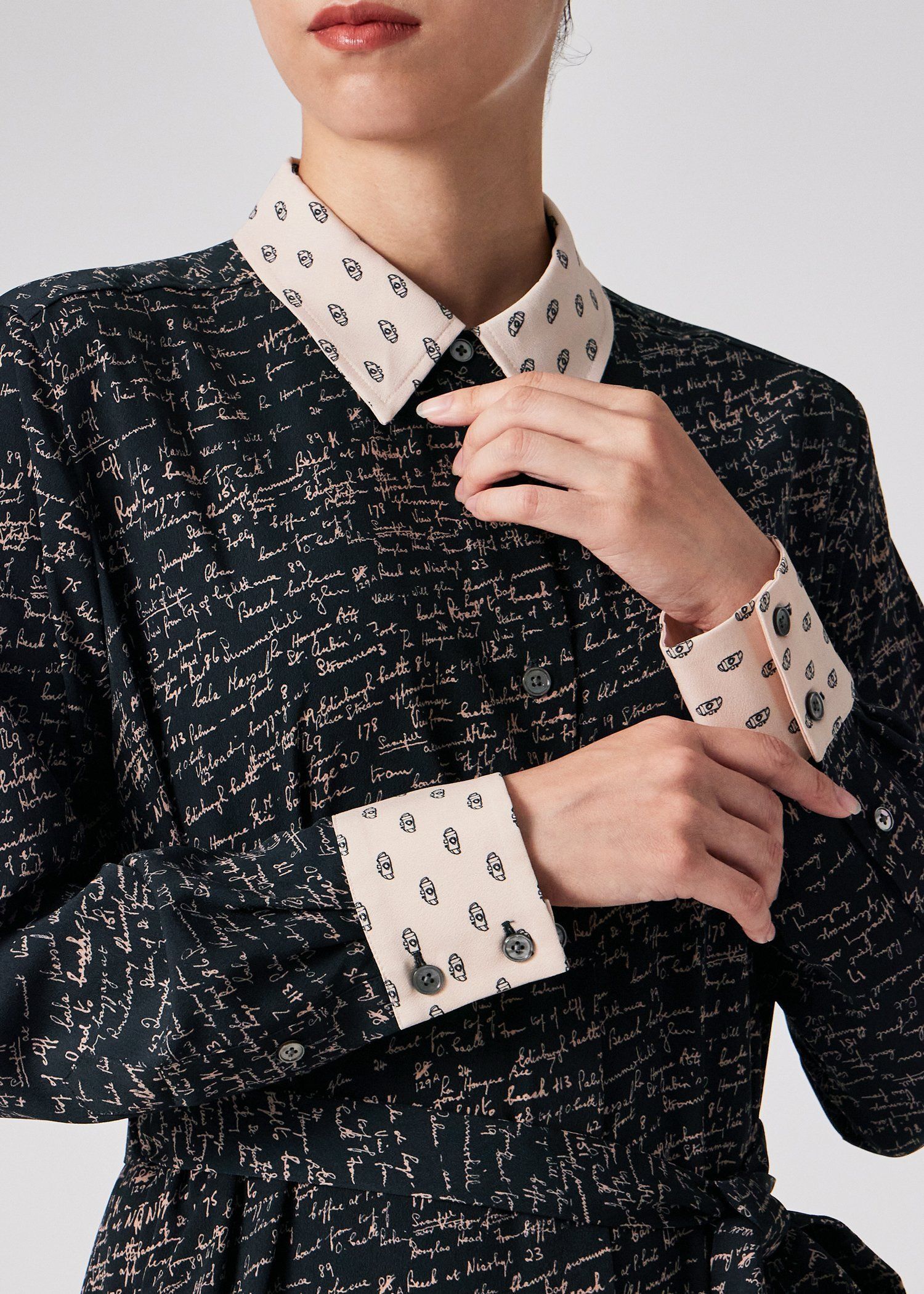 ウィメンズ "Slide Notes" ブロッキング ワンピース