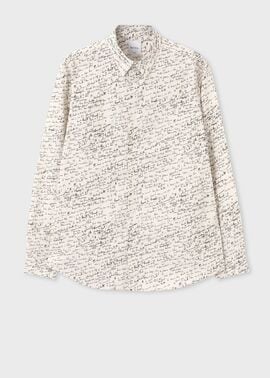 "Slide Notes" プリントシャツ