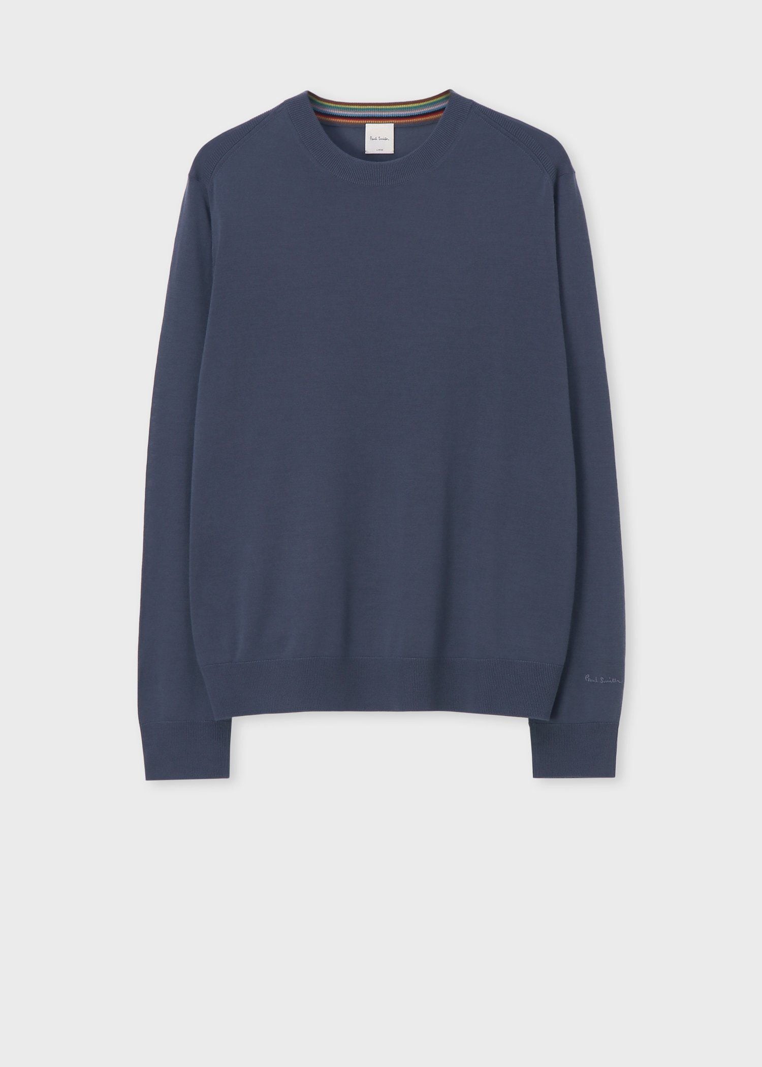 ハイゲージ クルーネックニット