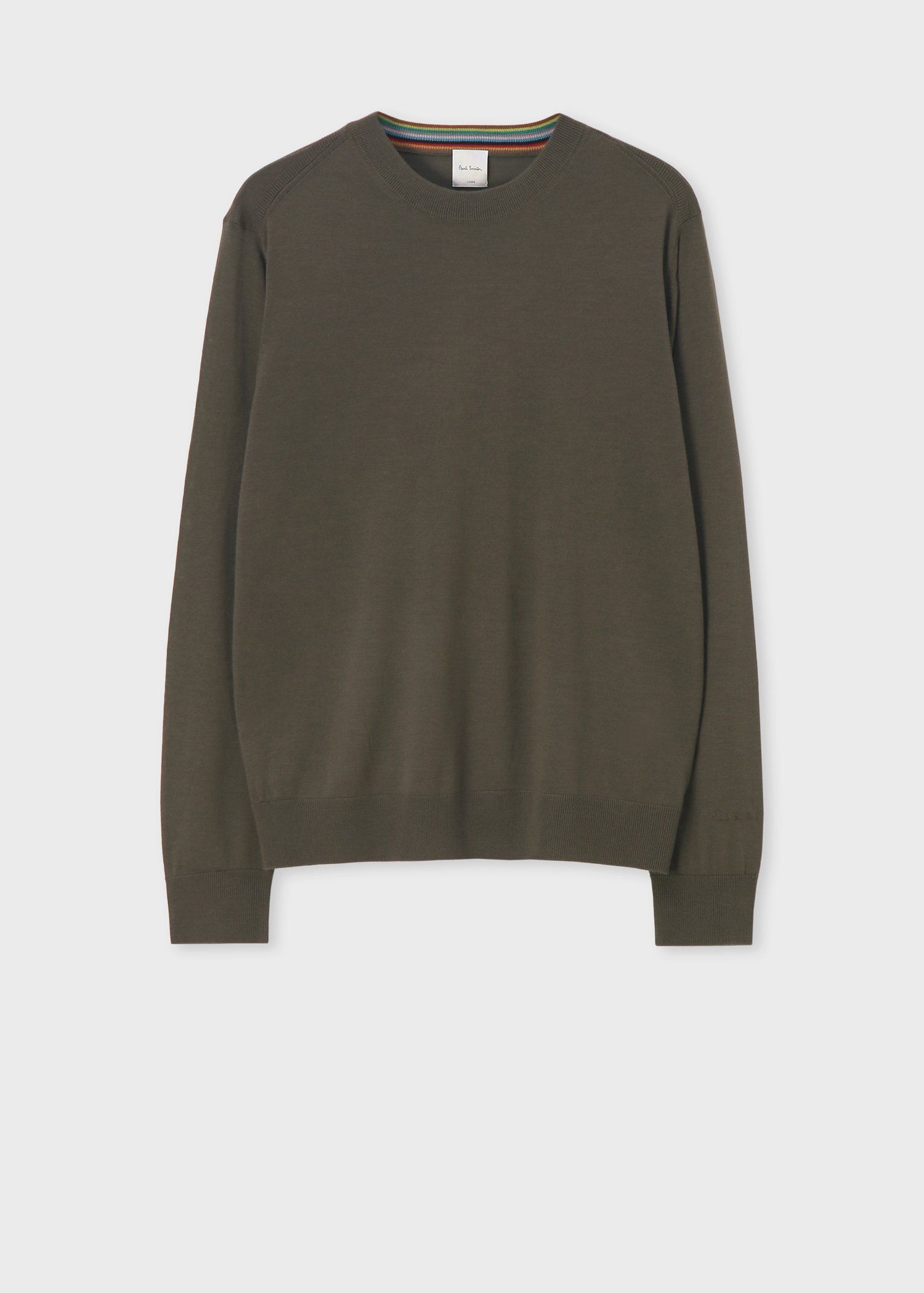 ハイゲージ クルーネックニット