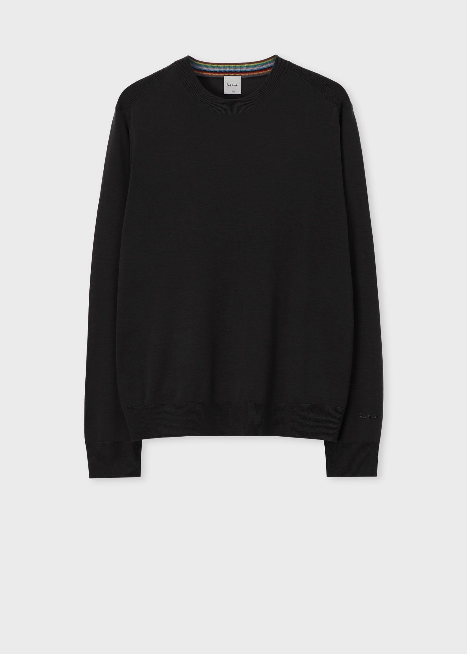 ハイゲージ クルーネックニット