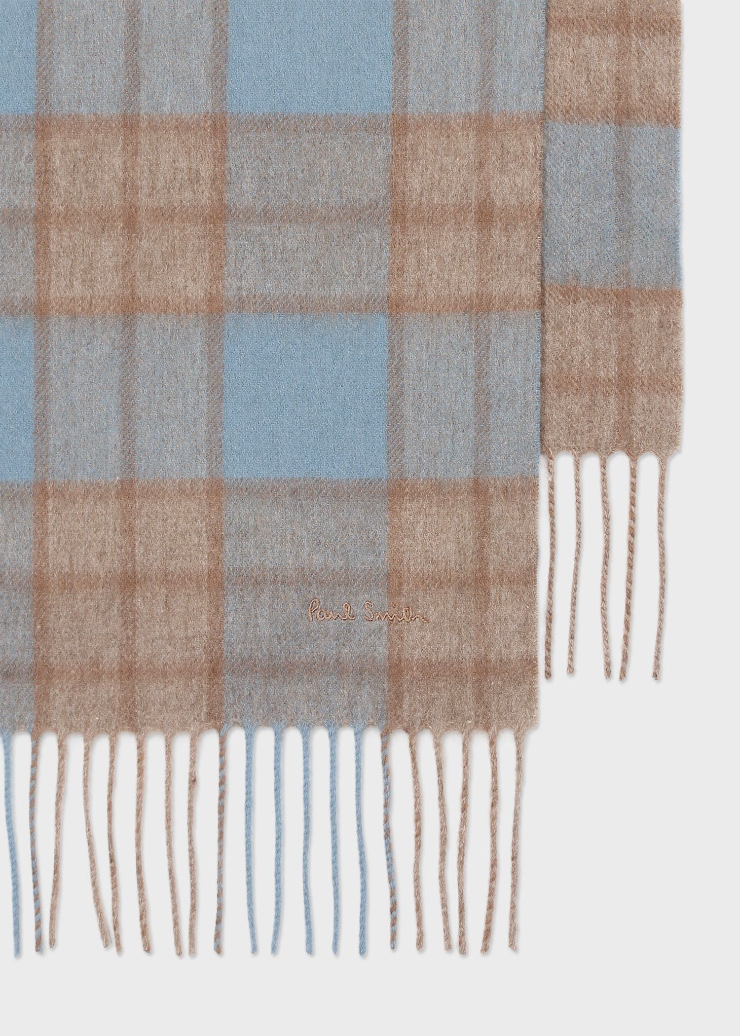 クラシックチェック カシミヤブレンドマフラー