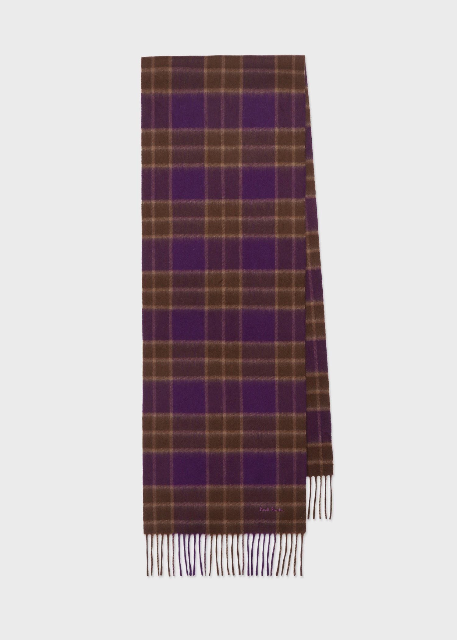 クラシックチェック カシミヤブレンドマフラー