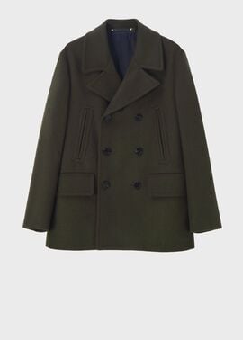 ソフトメルトン ピーコート（ダークグリーン） ｜ポール・スミス