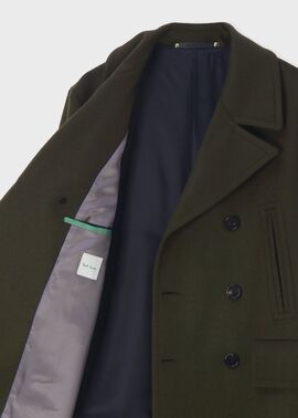 ソフトメルトン ピーコート（ダークグリーン） ｜ポール・スミス