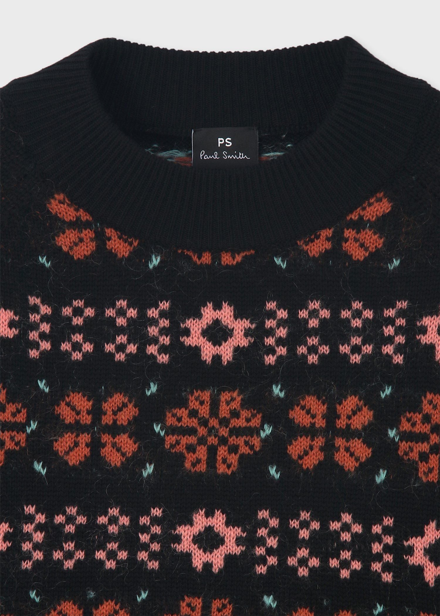 ウィメンズ ブラック フェアアイル ニット