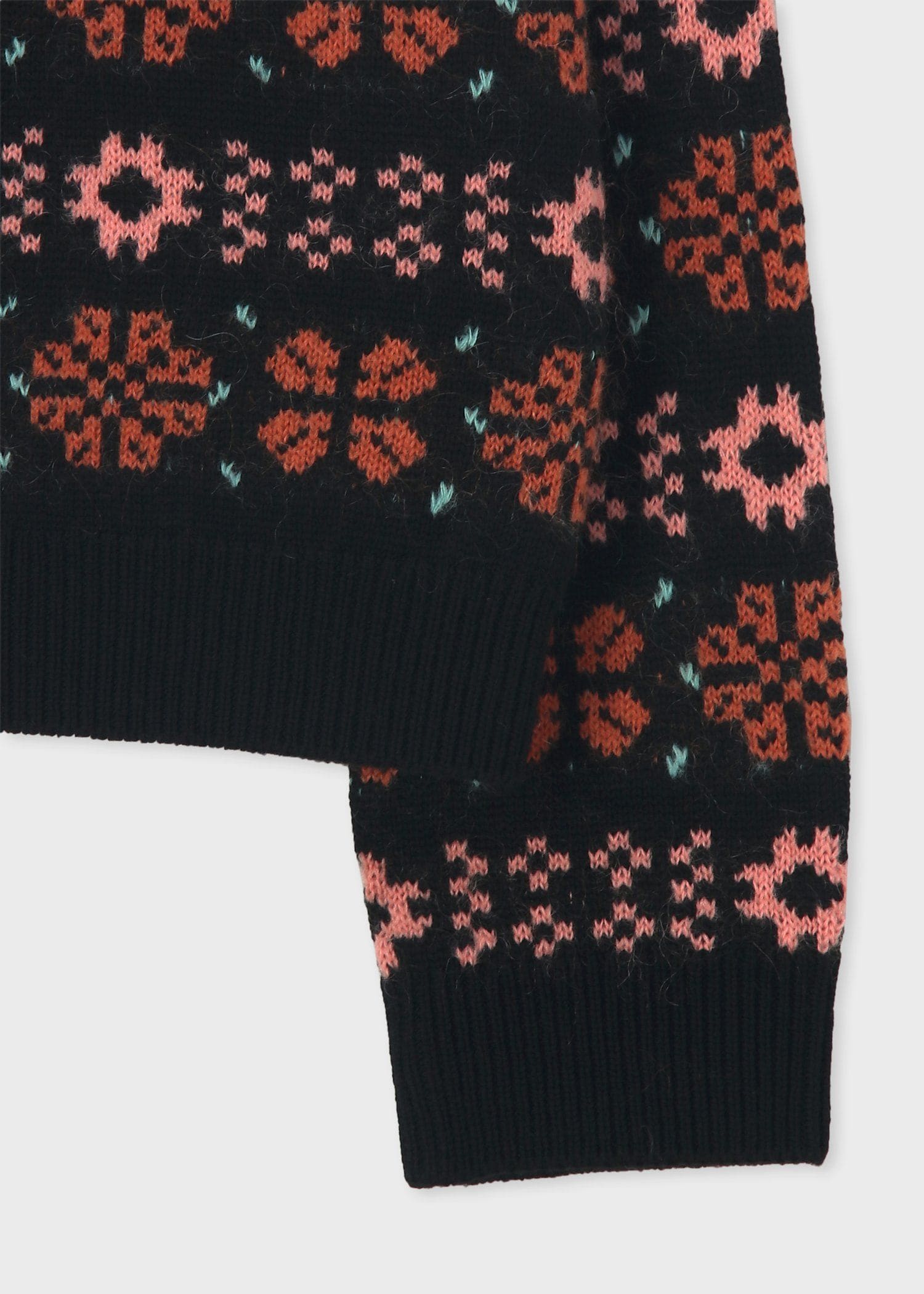 ウィメンズ ブラック フェアアイル ニット