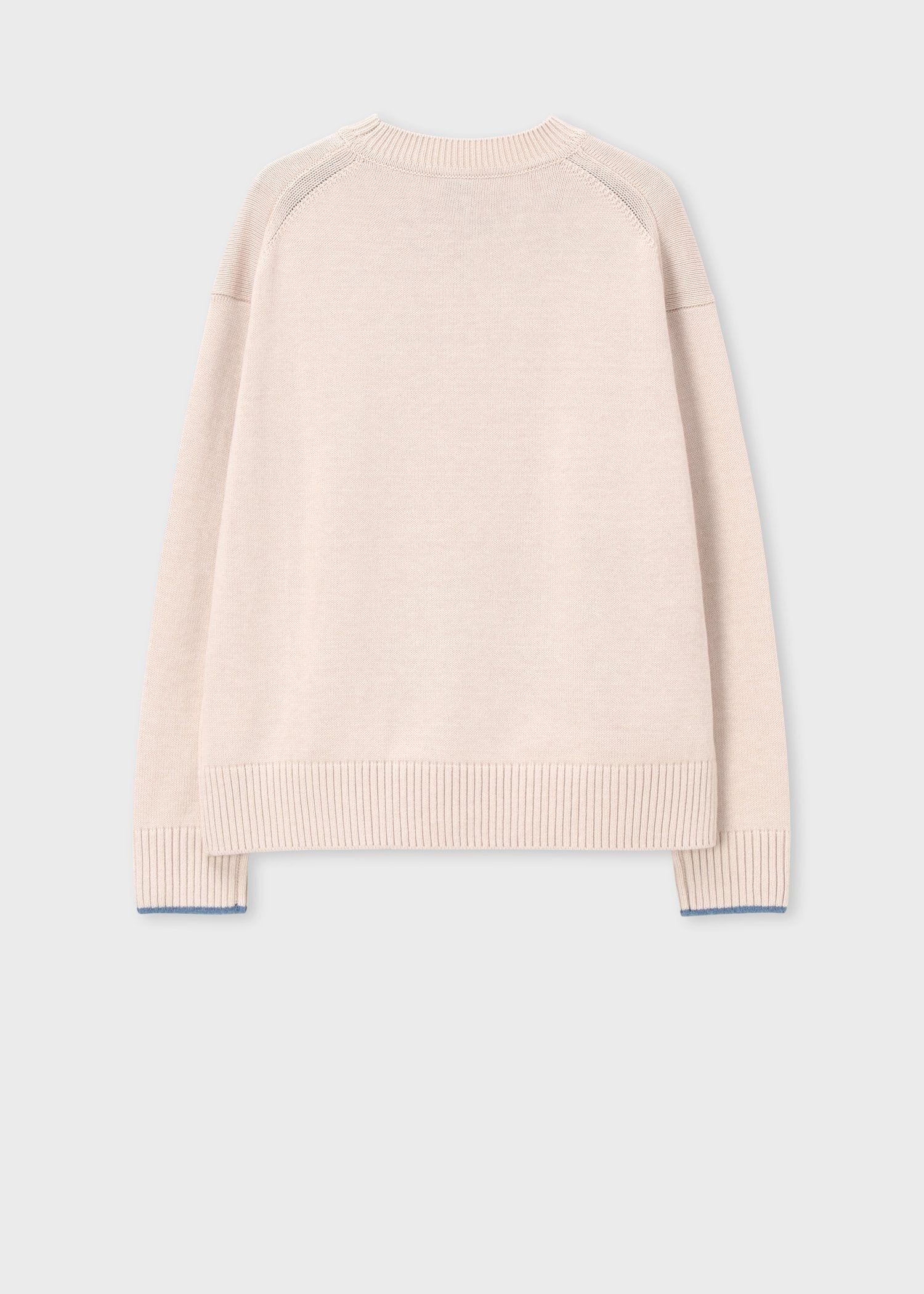 ウィメンズ "Damask Rose" インターシャ ニット