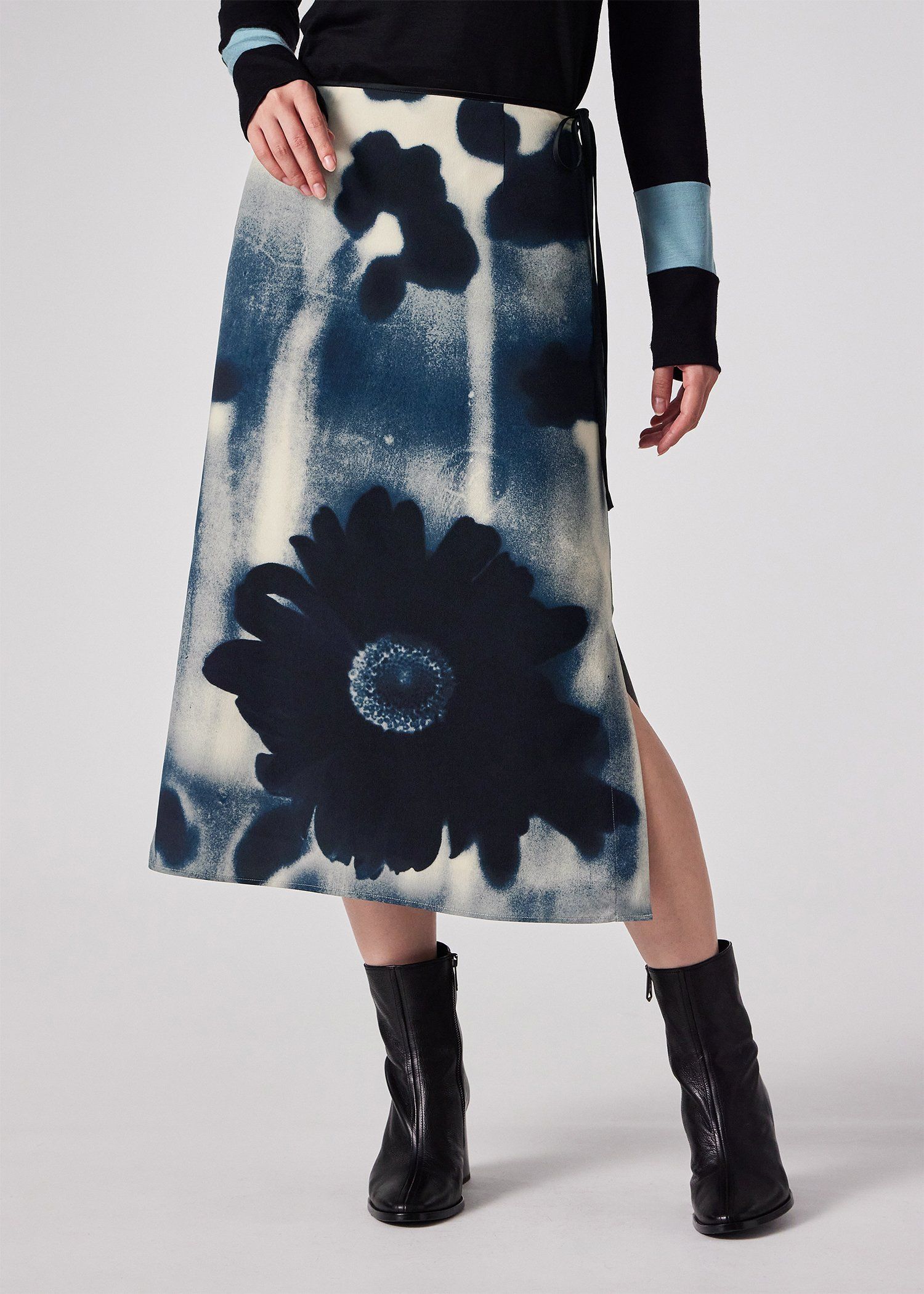 ウィメンズ "Field Flowers" ミディスカート