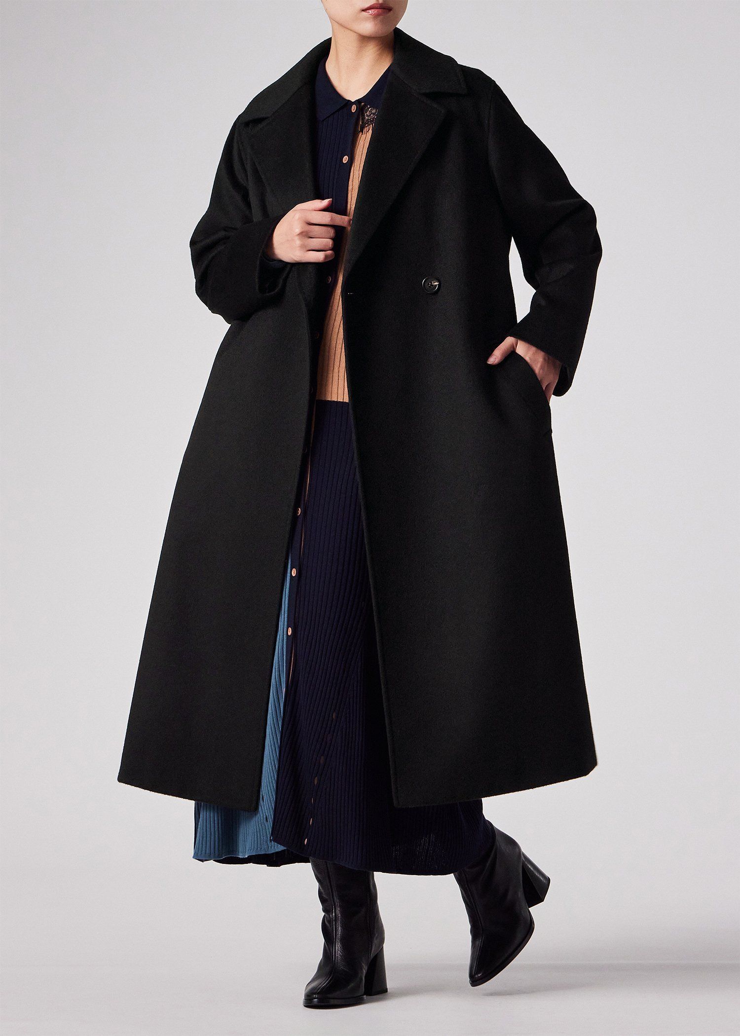 ウィメンズ カシミヤ ロングコート