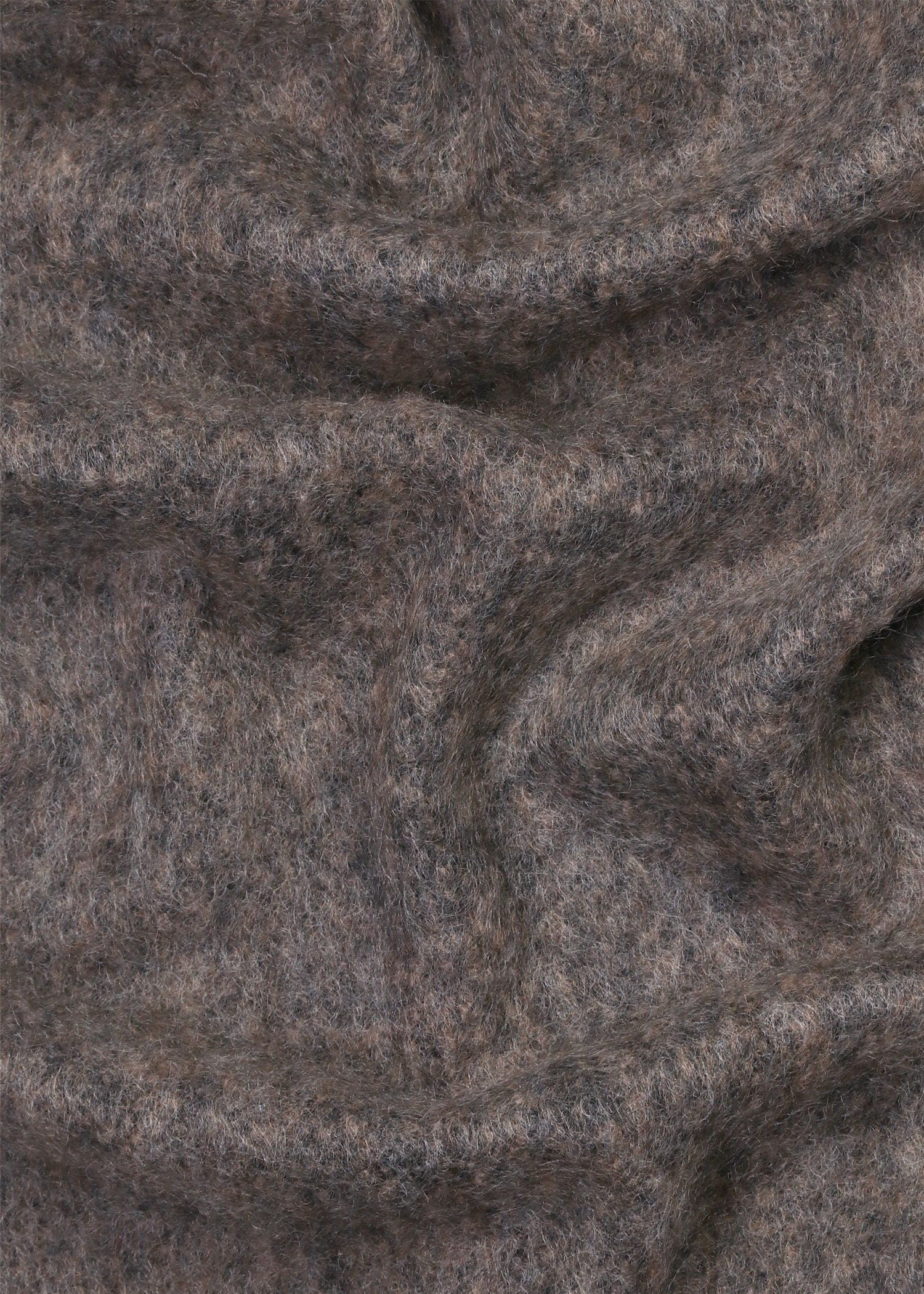 "Cropped Logo" モヘアブレンド マフラー