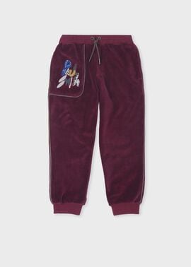 ジュニア エンブロイダリーロゴ ジョガーパンツ