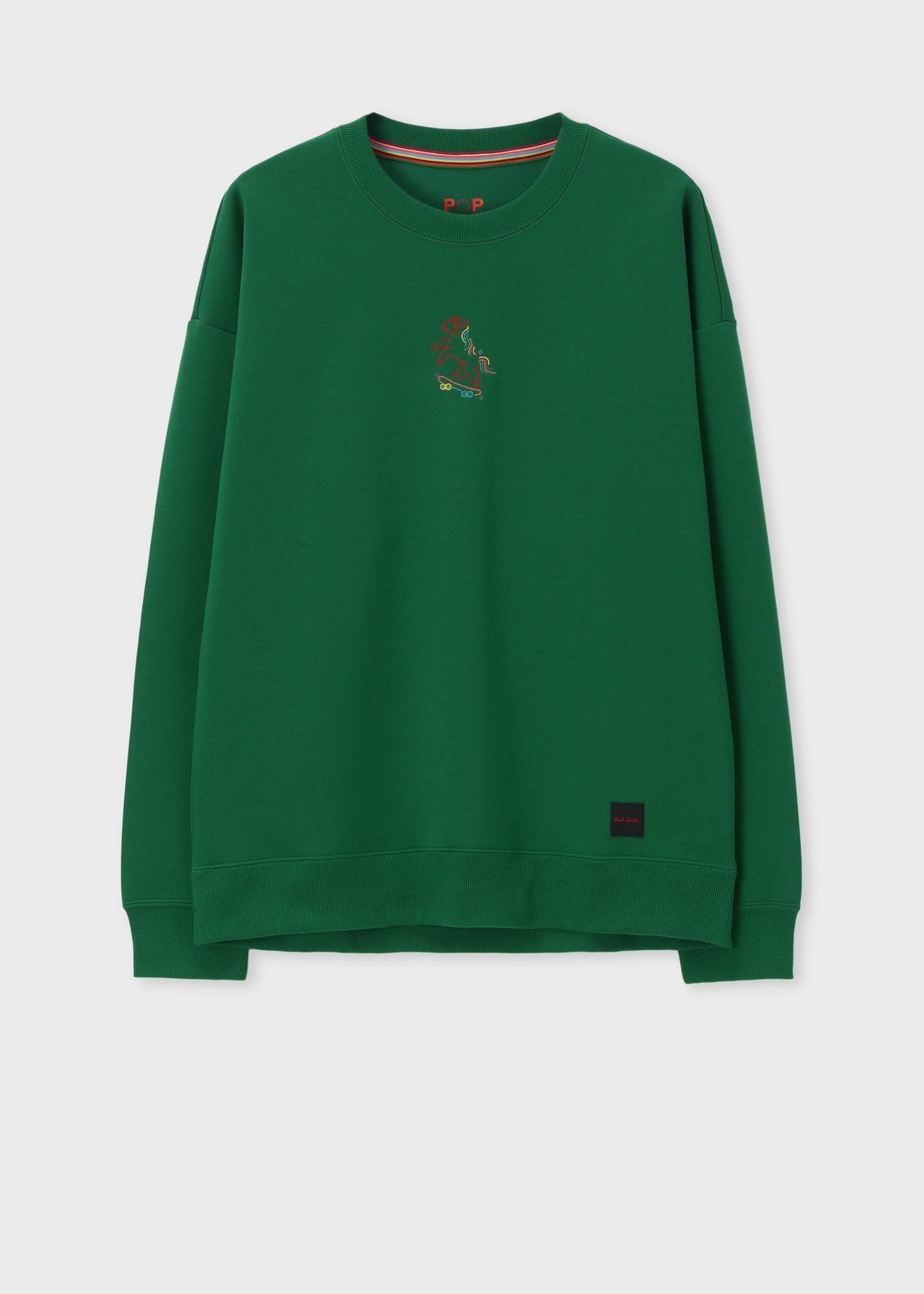 エステルレーヨンダンボール ロングスリーブTシャツ（グリーン