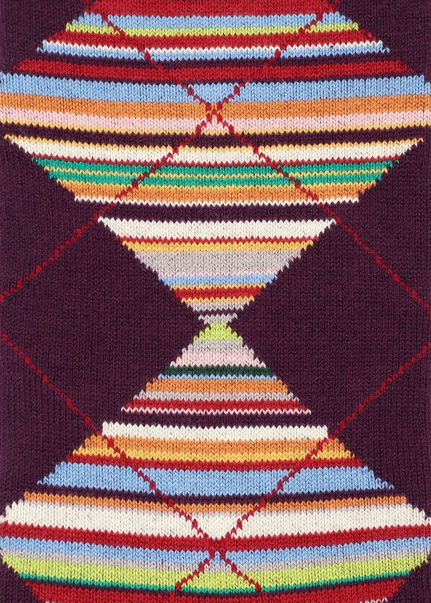 シグネチャーストライプダイヤ ソックス