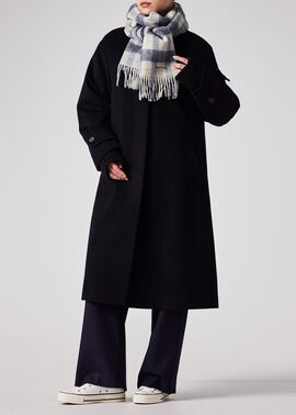 圭様✨袋付き新品同様✨ポールスミス　英国製　カシミヤ　リバーシブル　チェック灰紺 2556538800CAWW____196_01_mediu